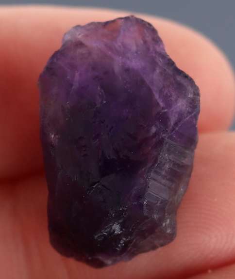 Large 18.60ct untreated uncut Amethyst