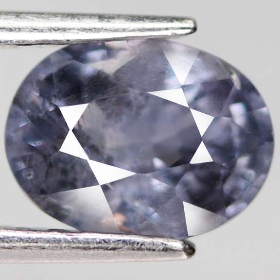 Rare 1.53ct untreated silver-blue Spinel
