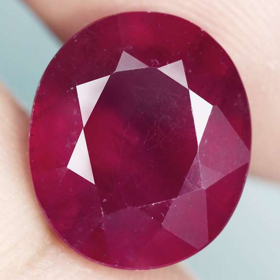 Huge 13.83ct rich blood red Ruby