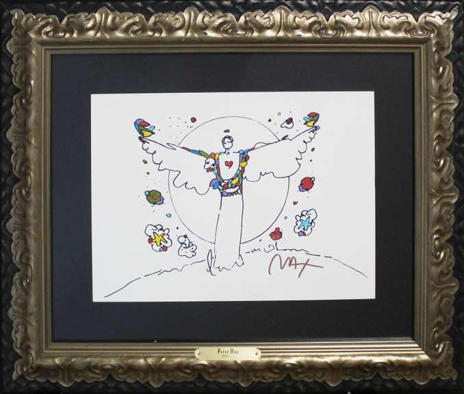 PETER MAX COSMIC ANGEL  MAX COSMIC ANGEL