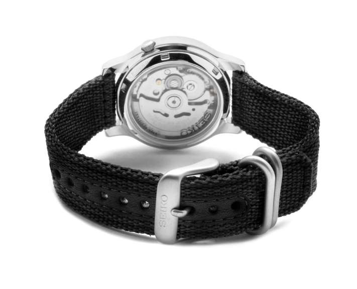 Seiko Automatic Day/Date Canvas Strap. New In Box.