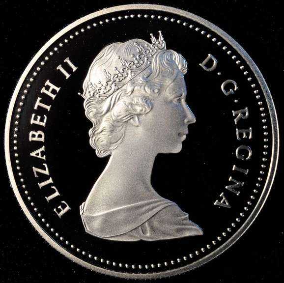 Lot Of 5 Canada 1982 1 Dollar Regina Centennial 23.3 Grams .500 Silver.