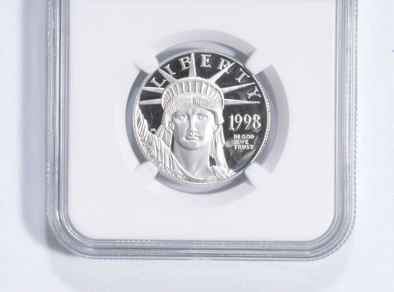 PF69 UCAM 1998-W $25 American Platinum Eagle - 1/4 Oz Platinum - NGC