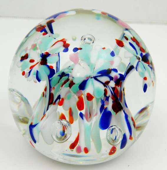 Vintage Mazerski Art Glass Paperweight