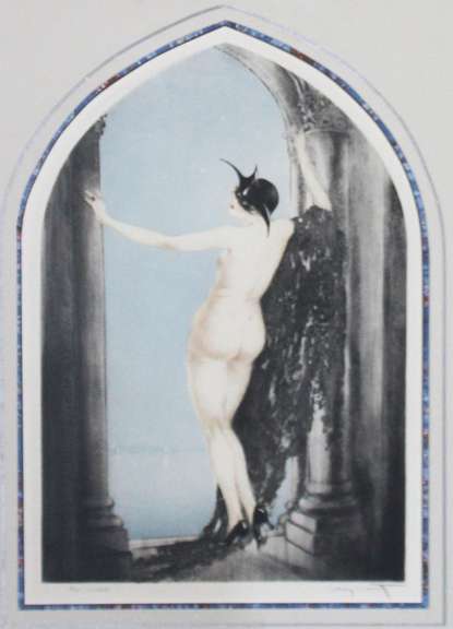 EXTREMELY RARE HAND SIGNED LOUIS ICART VENETIAN NIGHTS 1926  ICART VENETIAN NIGHTS