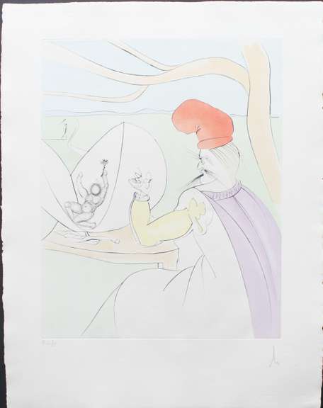SALVADOR DALI MOMOTARO (PEACH BOY) 1974