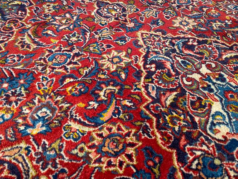 MAGNIFICENT AUTHENTIC KASHAN DESIGN RUG 4.7x7