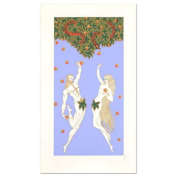 Adam and Eve Erte (1892-1990) Adam and Eve