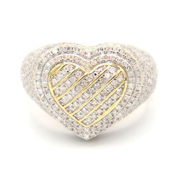 Fantastic Heart Shaped Diamond Ring