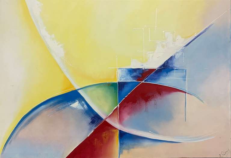 Original Abstract Oil on Canvas