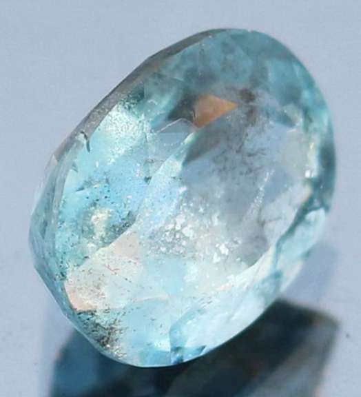 Glittering 3.55ct untreated top blue Aquamarine