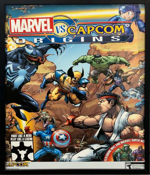 Marvel vs Capcom Framed poster