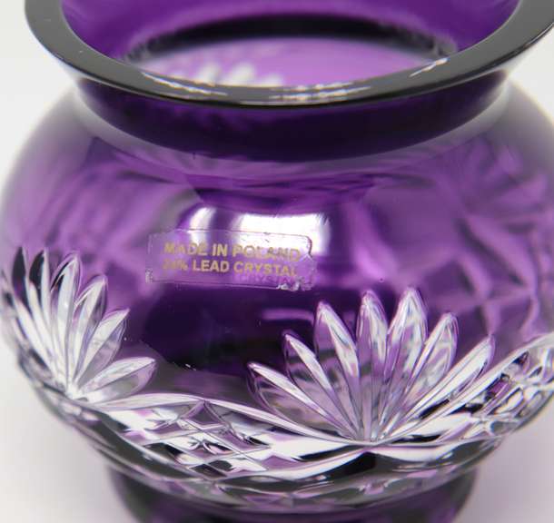 Crystal Cut Small Candy Dish