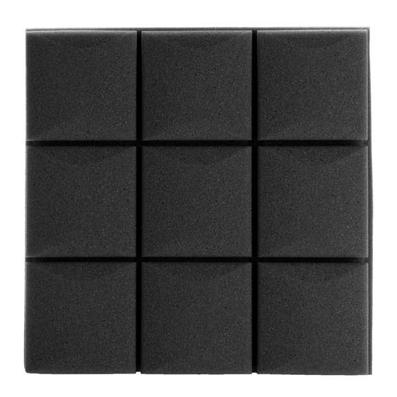 6Pcs 27x27x4 Acoustic Panels Tiles Soundproofing