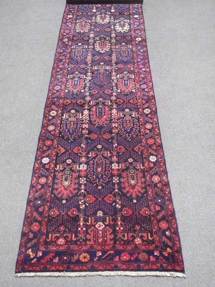Rare Semi Antique Persian Heriz 16.1x3.4