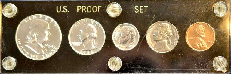 1954 United States Proof Set.