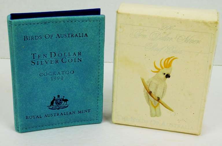 1990 Ten Dollar .999 Silver Proof Birds of Australia Coin