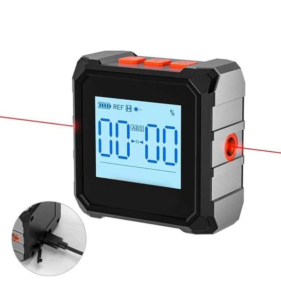 360 degrees Mini Digital Protractor Laser