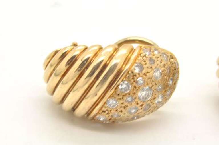 14K Ladies Diamond Earrings