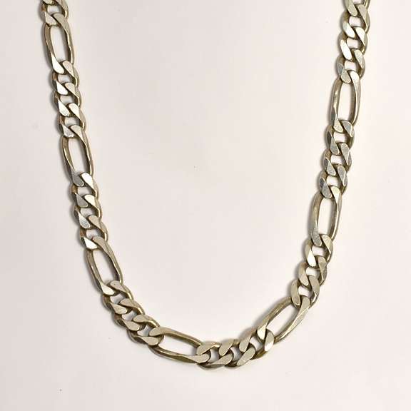 Heavy Long Figaro Necklace