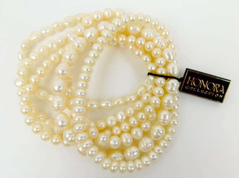 6 Honora Freshwater Pearl Bracelets