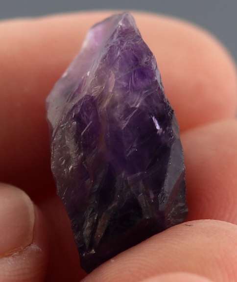 Large 18.60ct untreated uncut Amethyst