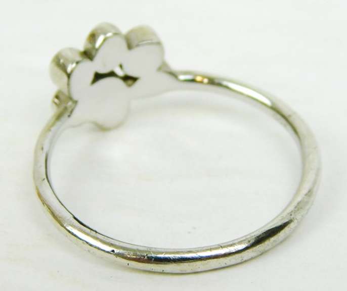Sterling Silver Paw Ring, 9.25