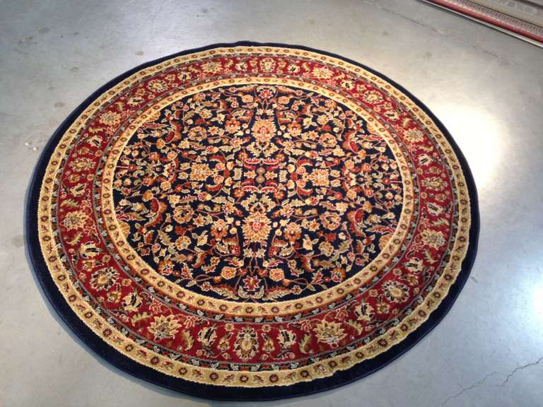 FABULOUS ALLOVER DESIGN 6 Ft ROUND RUG