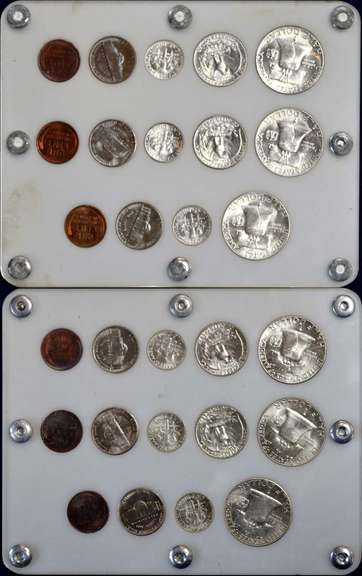 1949 United States Mint Set 28 Coin Set.