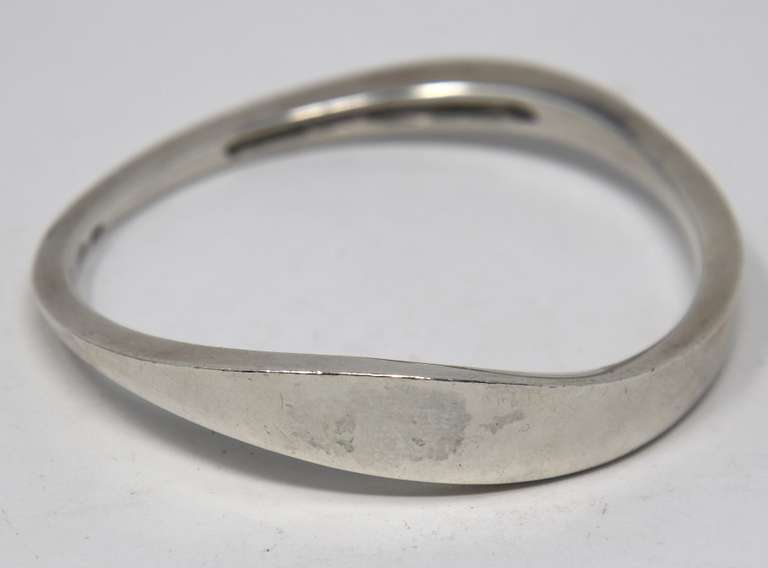 Vintage 925 Sterling Silver Bangle Bracelet