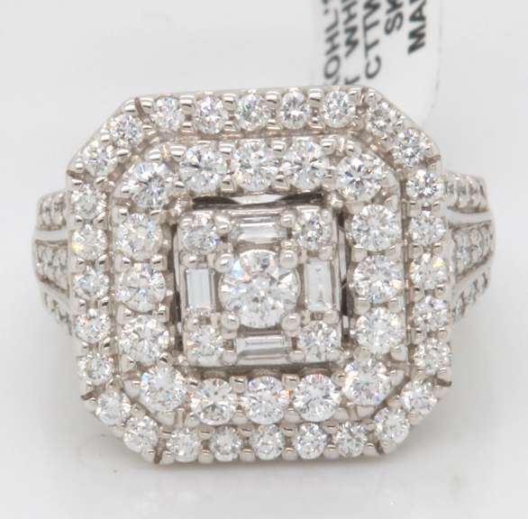 Brilliant White Gold Lovemark 2ctw Diamond Ring