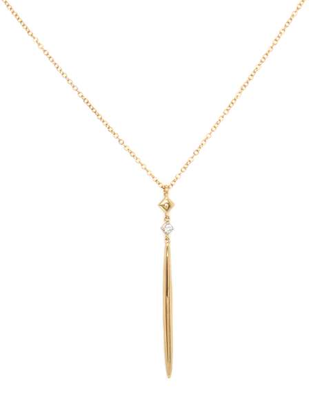 Gabrial & Co Diamon Spike Pendant on Chain