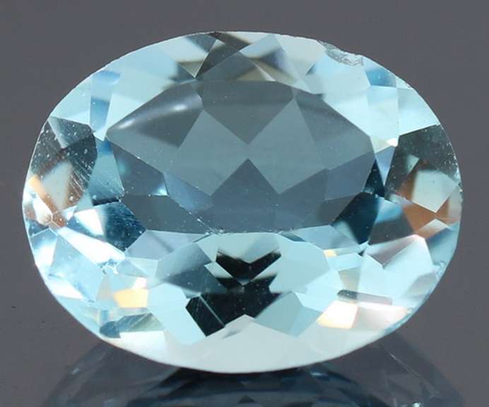 Dazzling 3.75ct 11mm Swiss blue Topaz