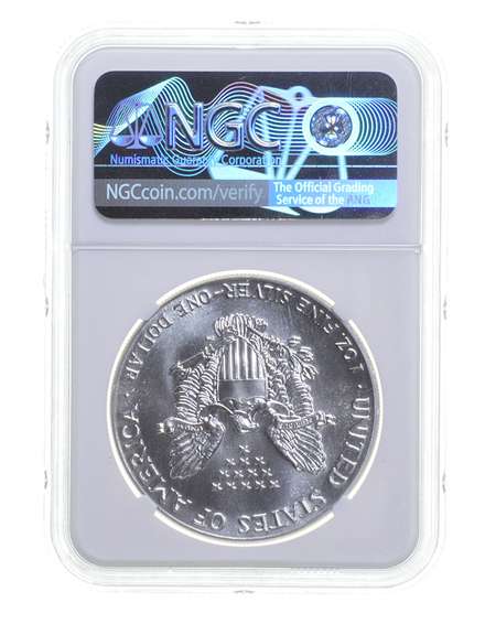 MS70 1988 American Silver Eagle - Graded NGC