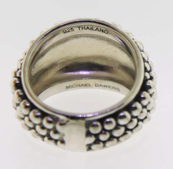 Michael Dawkins Granulation Drop Tapered Ring