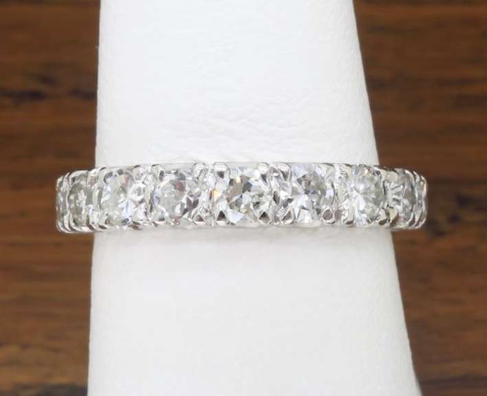 Diamond Eternity Band Made in Platinum