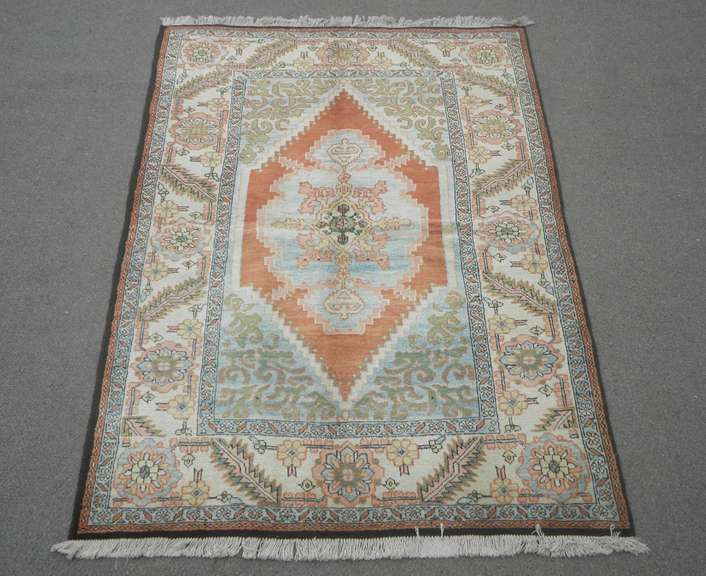 Authentic Persian Heriz 5.0x7.0