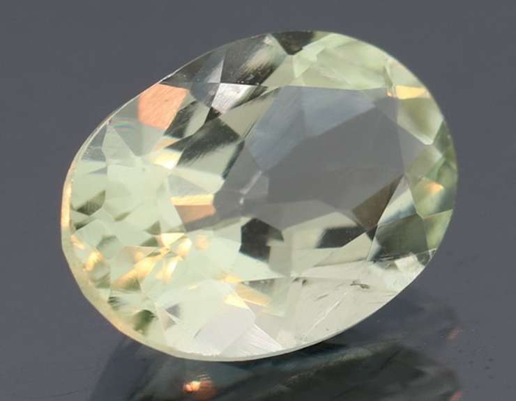 Brilliant 5.17ct natural platinum green Amethyst
