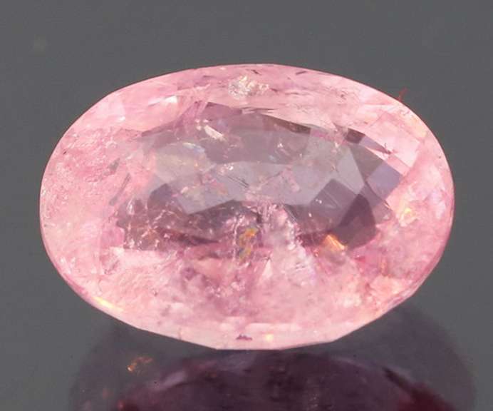 Bubblegum pink! 3.38ct UNHEATED pink Morganite