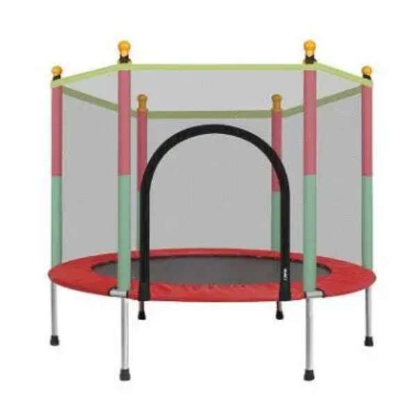 Round Indoor Trampoline Child Playing