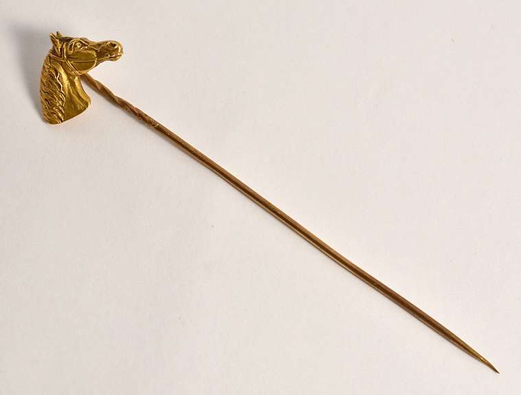 Exquisite 18k Horse Stickpin