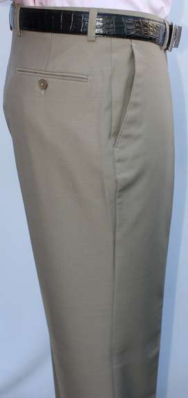 Fine Quality Italian Tailored Beige Pants