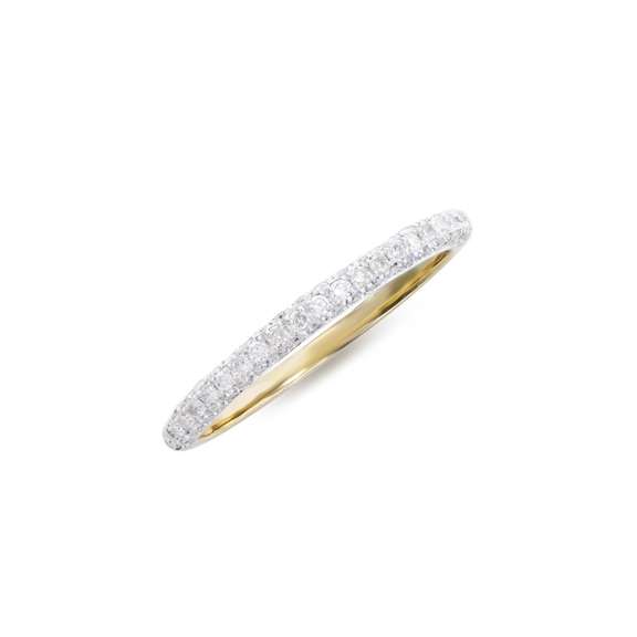 14KT Yellow Gold 0.38ctw Diamond Ring