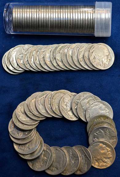 Lot of 80 Full Date Partial Horn Buffalo Nickels