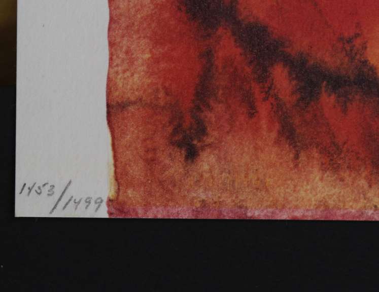 ORIGINAL LITHOGRAPH BY SALVADOR DALI FROM BIBLE SERIES  GLORIA VULTUS MOYSI 1969  DALI GLORIA VULTUS MOYSI