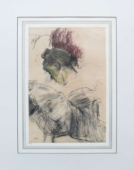 EDGAR DEGAS (AFTER) ETUDE DE TETE 1922  DEGAS (AFTER) ETUDE DE TETE