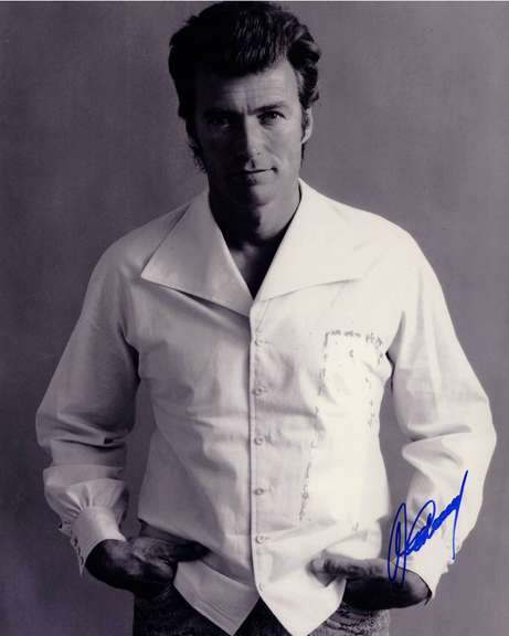 Clint Eastwood Autographed Signed Young 16X20 Poster Photo