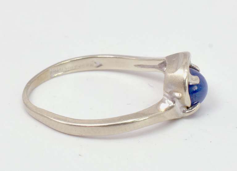Beautiful Star Sapphire in Sterling Silver Ring