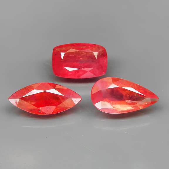 Richly colored 5.02ct Imperial Sapphire set