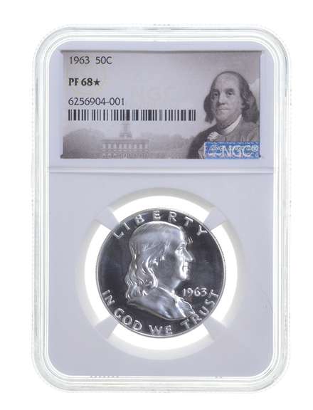 PF68* 1963 Franklin Half Dollar - Graded NGC